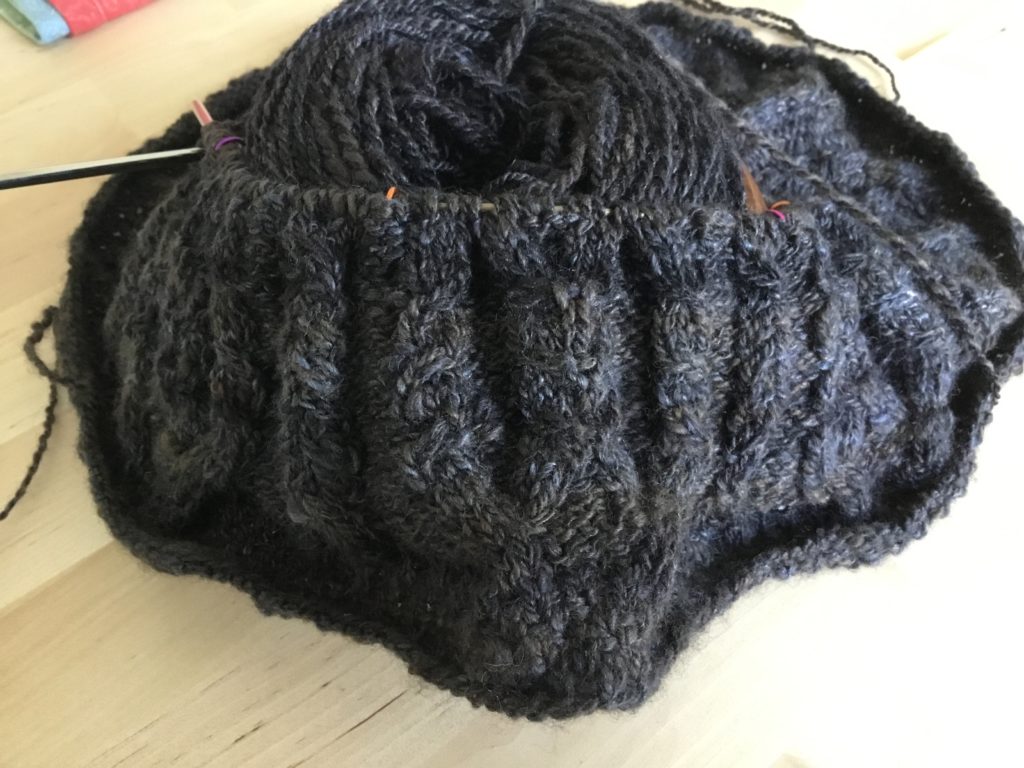 Coal cowl in progress