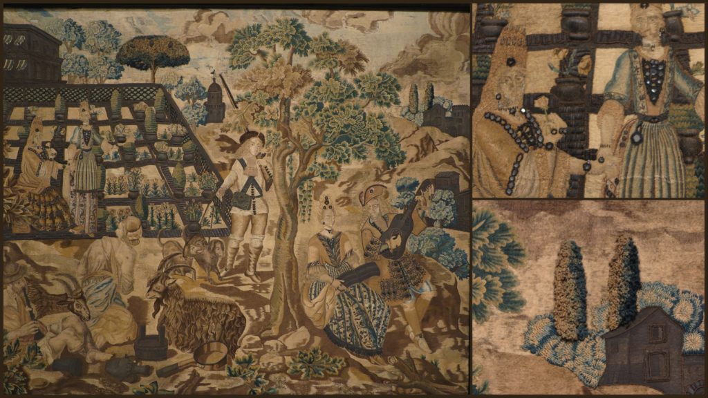 17th cent needlework