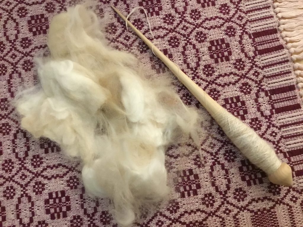 Spinning angora