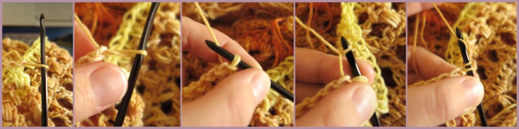 Crab stitch how to