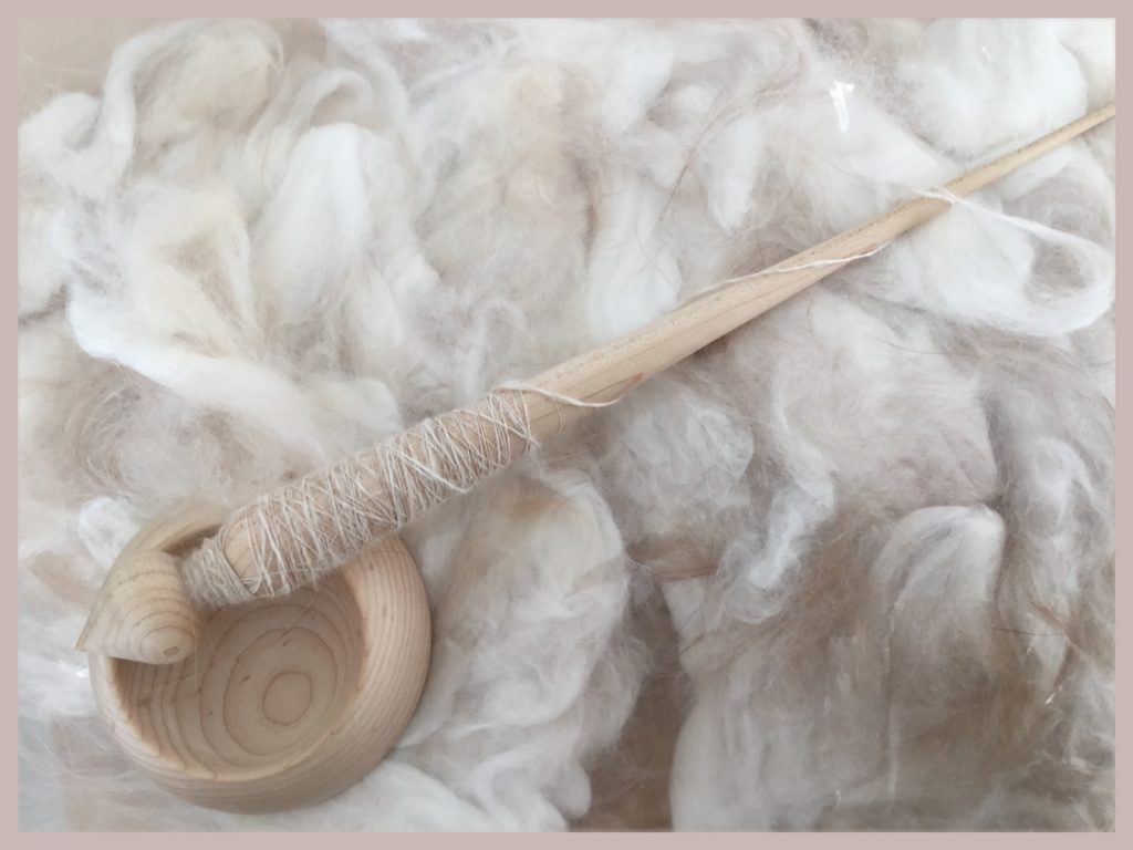 Spinning angora