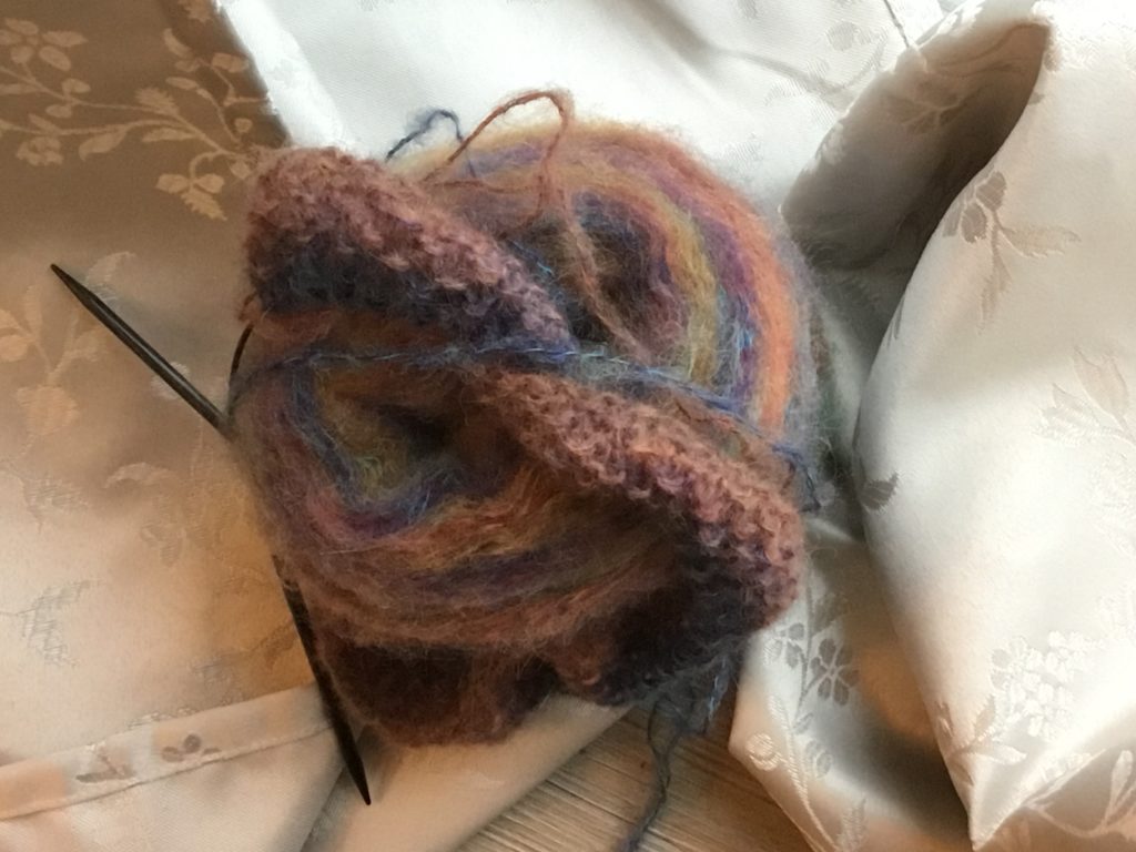 My mohair alpaca scarf